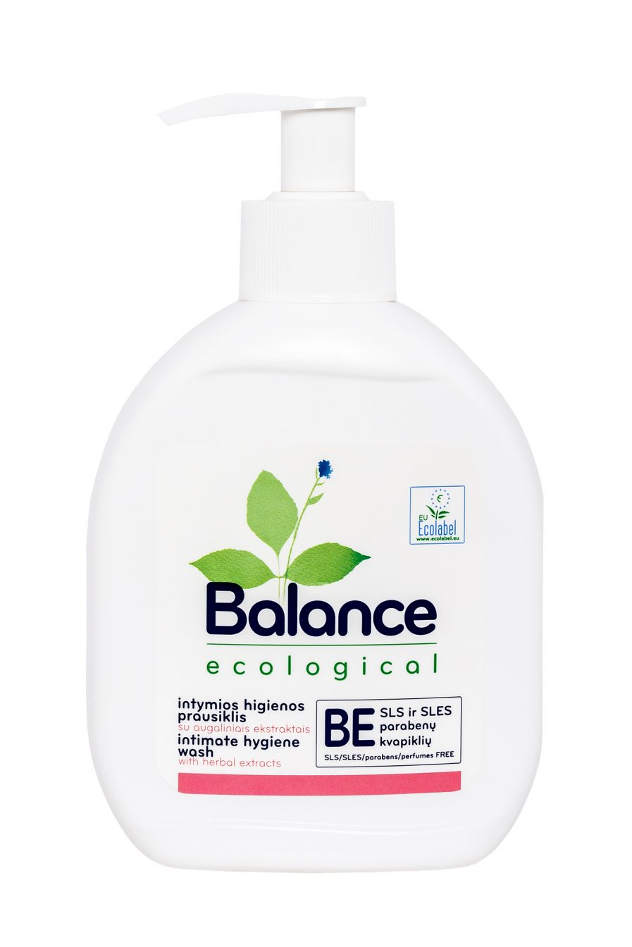BALANCE ekologiškas intymios higienos prausiklis su augaliniais ekstraktais (275 ml)