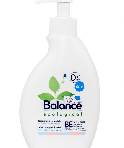 BALANCE ekologiškas šampūnas-prausiklis vaikams 2in1 (250 ml)