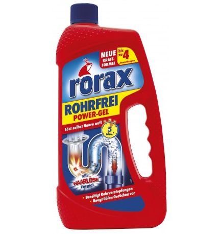 RORAX Power gel nutekamųjų vamzdžių valiklis(1l)
