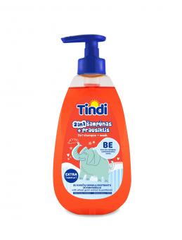 TINDI 2in1 šampūnas ir prausiklis vaikams
