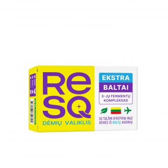 RESQ dėmių valiklis baltiems audiniams(90g)
